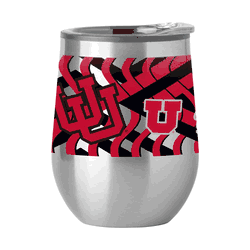 Utah Utes Flex 11oz Plastic Wall Stainless Tumbler