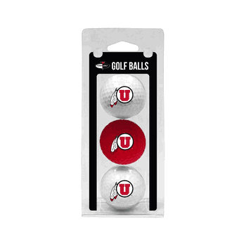 Utah Utes Golf Balls - 3 Pack