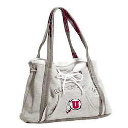 Utah Utes Hoodie Purse Grey