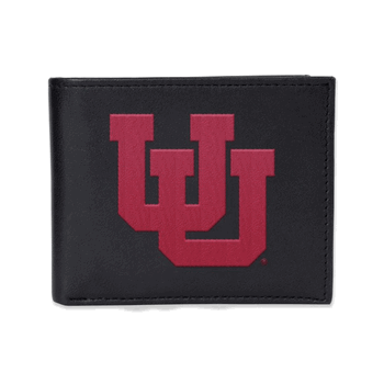 Utah Utes Interlocking U Embroidered Bill-fold Wallet