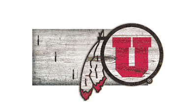 Utah Utes Key Holder 6x12