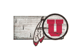 Utah Utes Key Holder 6x12