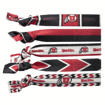Utah Utes Knotted Hair Tie