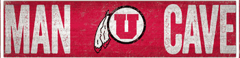 Utah Utes Man Cave Sign