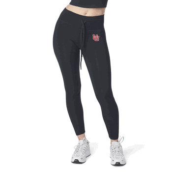 Utah Utes NCAA Kadi 2x2 Ribbed Legging Black XXL