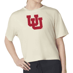 Utah Utes NCAA Kadi Turnout Tee Bone XL