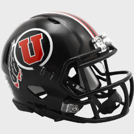 Utah Utes NCAA Mini Speed Football Helmet Black