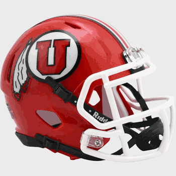 Utah Utes NCAA Mini Speed Football Helmet Radiant Red