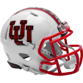 Utah Utes NCAA Mini Speed Football Helmet Tribal Pattern