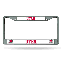 Utah Utes Chrome Frame
