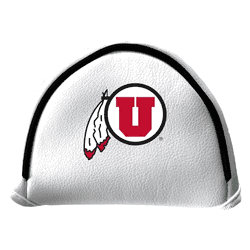 Utah Utes Putter Cover - Mallet (White)