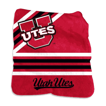 Utah Utes Raschel Throw