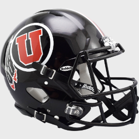 Utah Utes Speed Full Size Replica Football Helmet Black