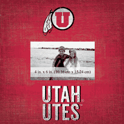 Utah Utes Team Name 10"x10" Picture Frame