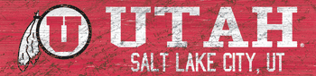 Utah Utes Team Name Sign