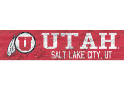 Utah Utes Team Name Sign