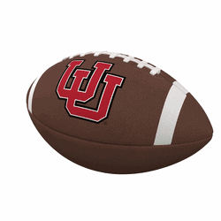 Utah Utes Team Stripe Official-Size Composite Football