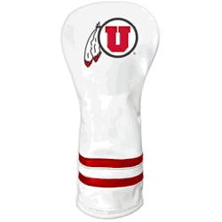 Utah Utes Vintage Fairway Headcover (White)
