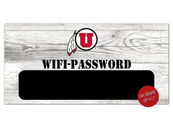 Utah Utes Wifi Password 6x12 Sign