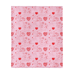 Valentine's Day Cupid Silk Touch Throw Blanket 50x60 Inches
