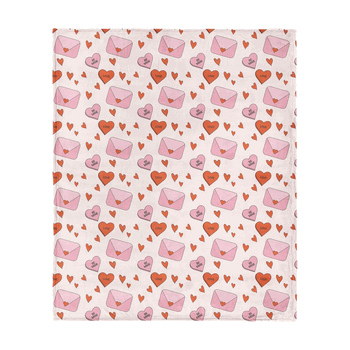 Valentine's Day Send My Love Silk Touch Throw Blanket 50x60 Inches