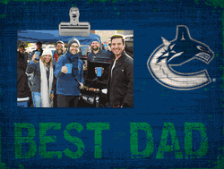 Vancouver Canucks Best Dad Clip Frame