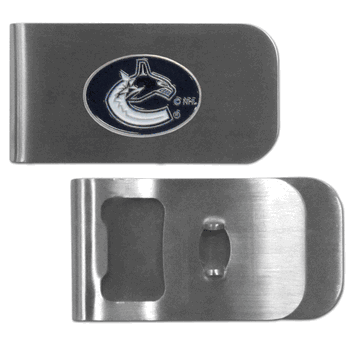 Vancouver Canucks Bottle Opener Money Clip