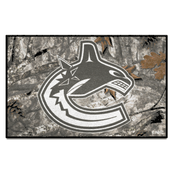 Vancouver Canucks Camo Starter Mat Accent Rug - 19in. x 30in.