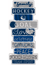 Vancouver Canucks Celebrations Stack 24" Sign