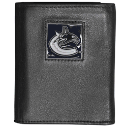 Vancouver Canucks Deluxe Leather Tri-fold Wallet