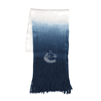 Vancouver Canucks Dip Dye Scarf Navy