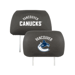 Vancouver Canucks Embroidered Head Rest Cover Set - 2 Pieces