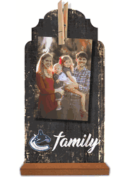 Vancouver Canucks Family Clothespin 6x12