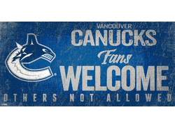Vancouver Canucks Fans Welcome Sign