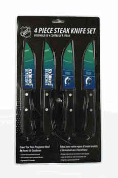Vancouver Canucks Knife Set - Steak - 4 Pack