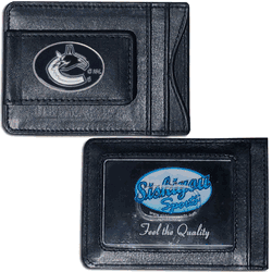 Vancouver Canucks Leather Cash & Cardholder