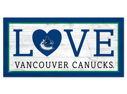 Vancouver Canucks Love 6x12 Sign
