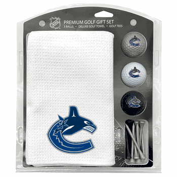 Vancouver Canucks Microfiber Towel Gift Set - 16 x 40 (White)