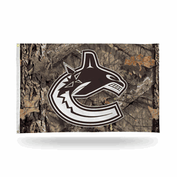 Vancouver Canucks / Mossy Oak Camo Break-Up Country Banner Flag (3X5)