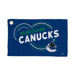 Vancouver Canucks NHL Droplets Waffle Fan Towel 16x25 inches
