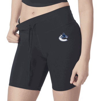 Vancouver Canucks NHL Kadi Rib Shorts Black Large