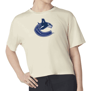 Vancouver Canucks NHL Kadi Turnout Tee Bone XS
