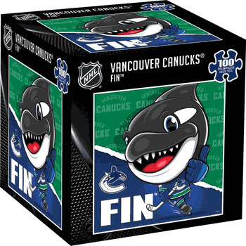 Vancouver Canucks NHL Mascot 100 Piece Square Puzzle