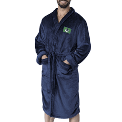 Vancouver Canucks NHL Navy Snipe L/XL Silk Touch Robe 26x47 Inches