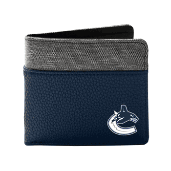 Vancouver Canucks Pebble BiFold Wallet NAVY