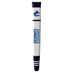Vancouver Canucks Putter Grip (White with colored stripes)