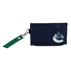 Vancouver Canucks Ribbon Organizer Wallet Dark Green