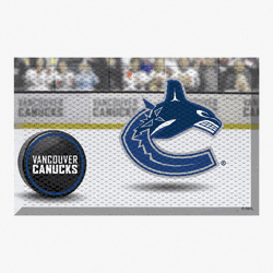 Vancouver Canucks Rubber Scraper Door Mat
