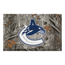 Vancouver Canucks Rubber Scraper Door Mat Camo