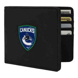 Vancouver Canucks Shield Wallet - Black